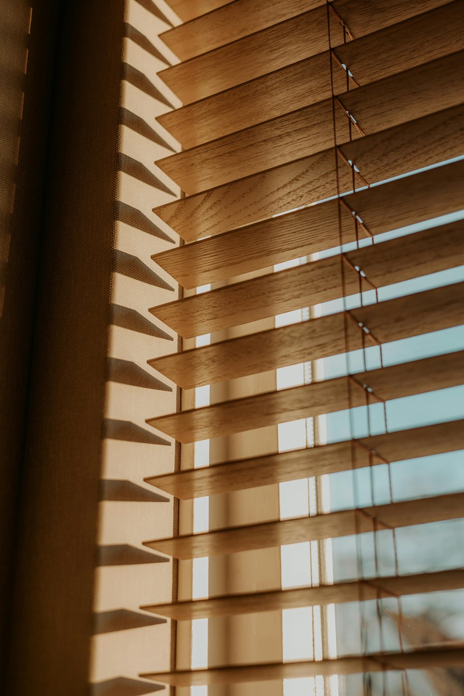 Interior with fitted shutters — Browns Blinds